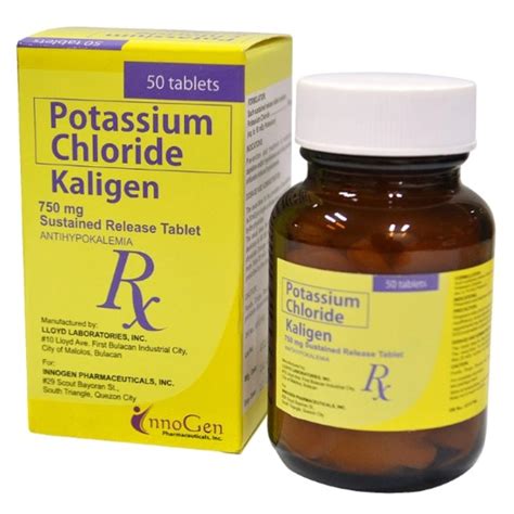 KALIGEN Potassium Chloride 750mg Sustained .